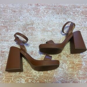 Brown Platform Heels